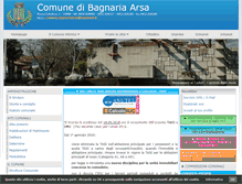 Tablet Screenshot of comune.bagnariaarsa.ud.it